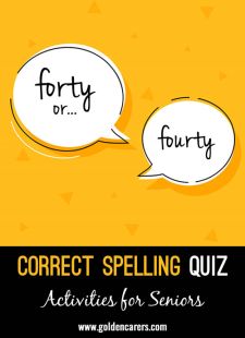 Correct Spelling Quiz