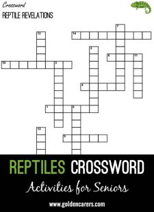 Reptiles Crossword