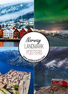 Norway Landmark Posters