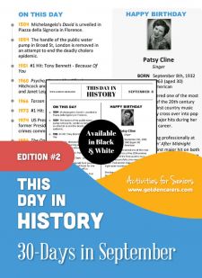 This Day in History for Seniors: September - 2nd Edition