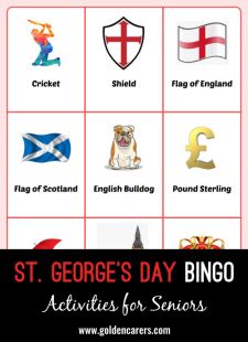 St. George's Day Bingo