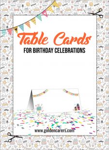 Birthday Table Cards