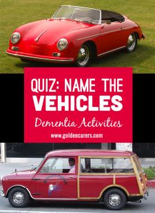 Matching Activity - Name the Vehicle