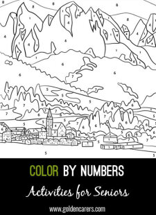 Coloring Templates for Seniors & the Elderly