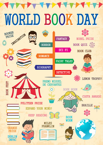 World Book Day Poster for printing.
