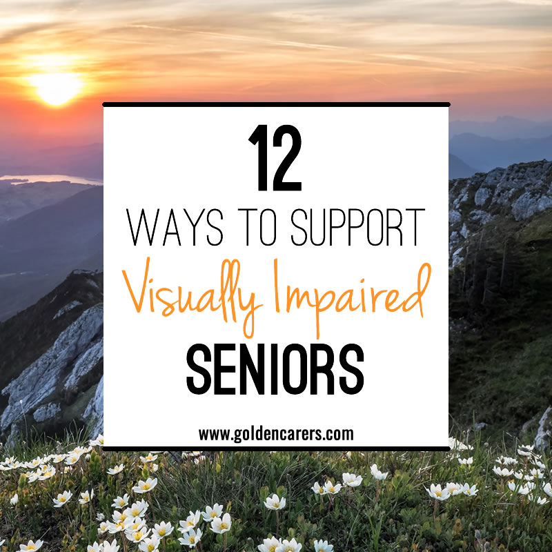 12 Ways to Support Visually Impaired Seniors