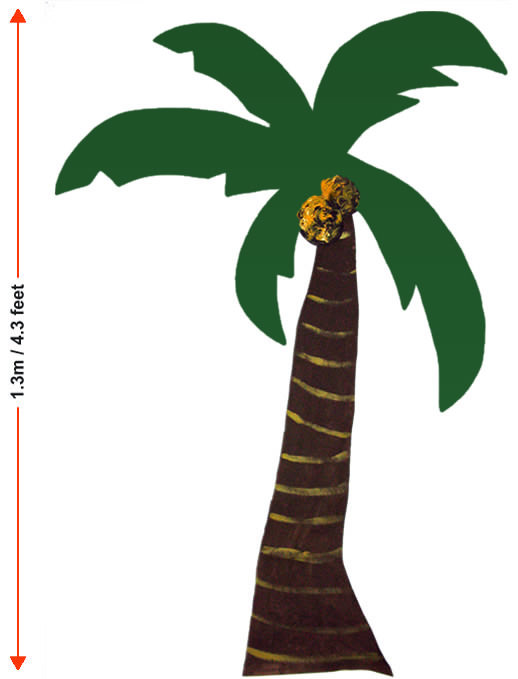 Coconut Trees For A Hawaiian Party