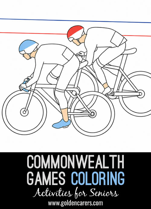 Commonwealth Games Coloring Templates