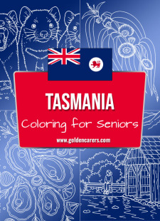 Tasmania Coloring Templates