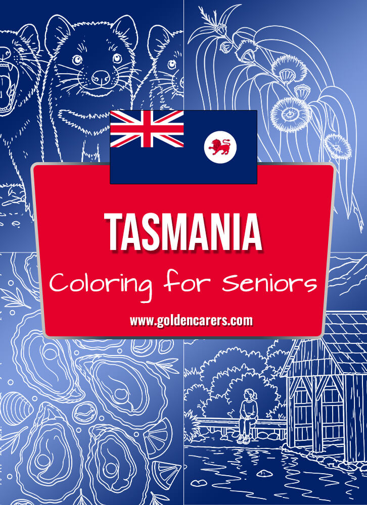 Tasmania Coloring Templates