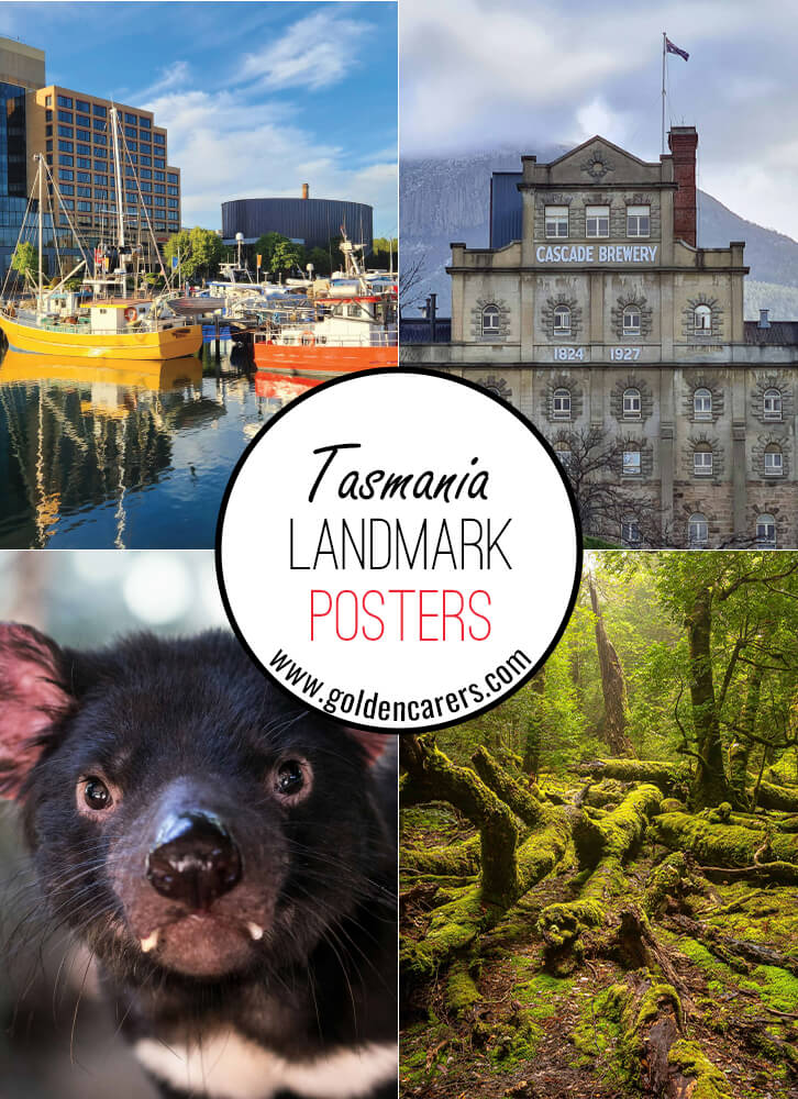 Tasmania Landmark Posters
