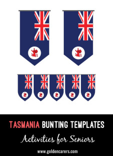 Tasmania Bunting Templates