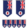 Tasmania Bunting Templates