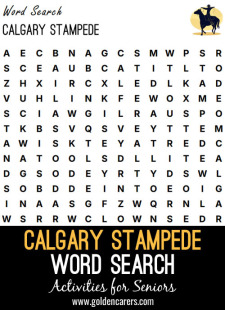 Calgary Stampede Word Search