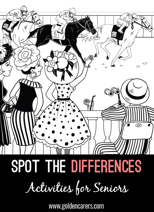 Spot the Differences - Horse Race