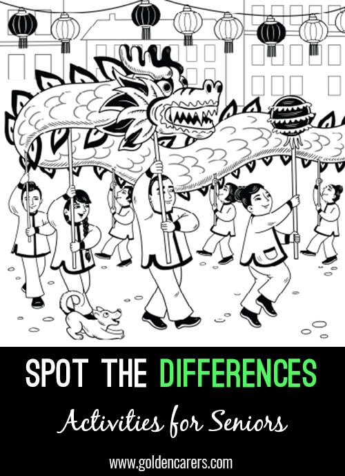 Spot the Differences - Chinese New Year Parade