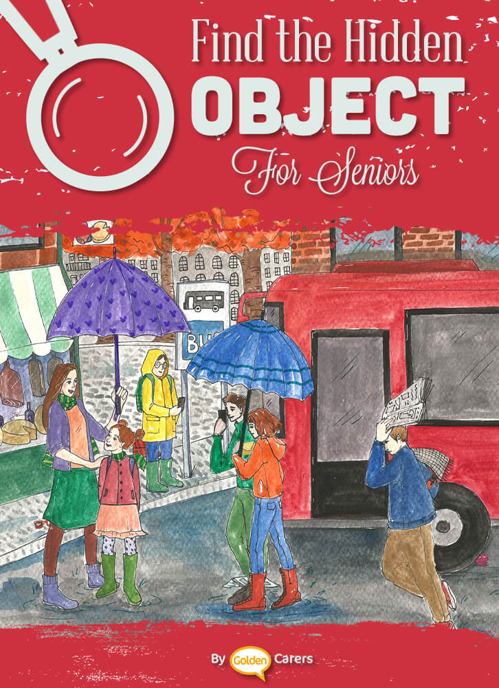 Find the Hidden Objects - Rainy Day Downtown