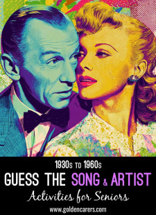 Guess the Song and Artist (1930s to 1960s)