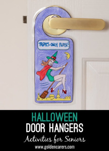 Halloween Door Hangers