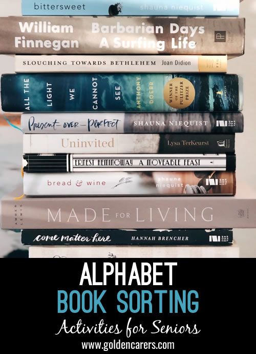 Alphabetical Book Sorting