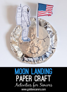 Moon Landing Paper Craft