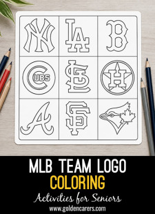 MLB Team Logo Coloring