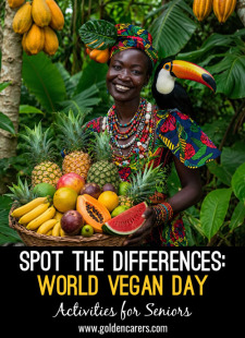 Spot the Differences - World Vegan Day