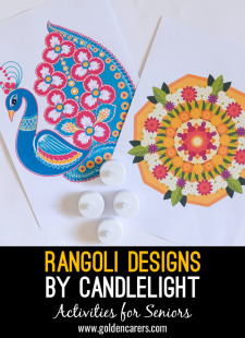 Rangoli Designs By Candlelight