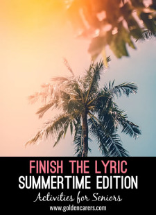 Finish the Lyric - Summertime Edition