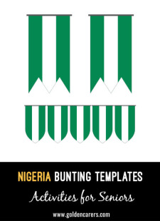 Nigeria Bunting Templates