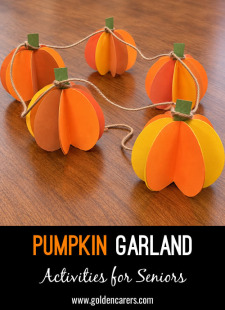Pumpkin Garland