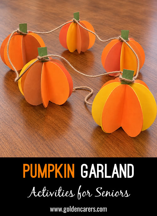 Pumpkin Garland