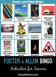 Foster and Allen Bingo 