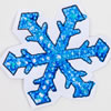Q-Tip Snowflake Paintings