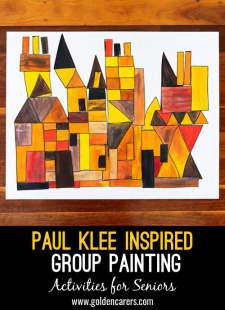 Paul Klee Inspired Group Painting