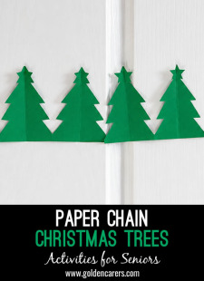 Paper Chain Christmas Trees