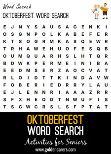 Oktoberfest Word Search