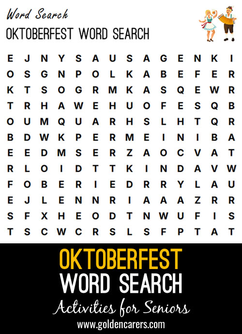 Oktoberfest Word Search
