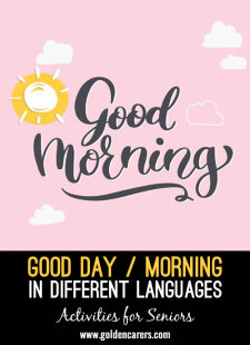 "Good Day" in Different Languages