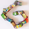 Recycled Card Christmas Chains