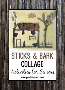 Sticks & Bark Collage