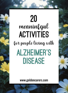 20 Meaningful Activities for People Living with Alzheimer's Disease