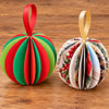3D Paper Christmas Ornaments