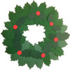 Holly Leaves Christmas Wreaths