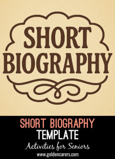My Story - Short Biography Template