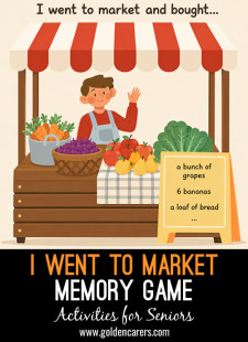 I Went to Market Memory Game