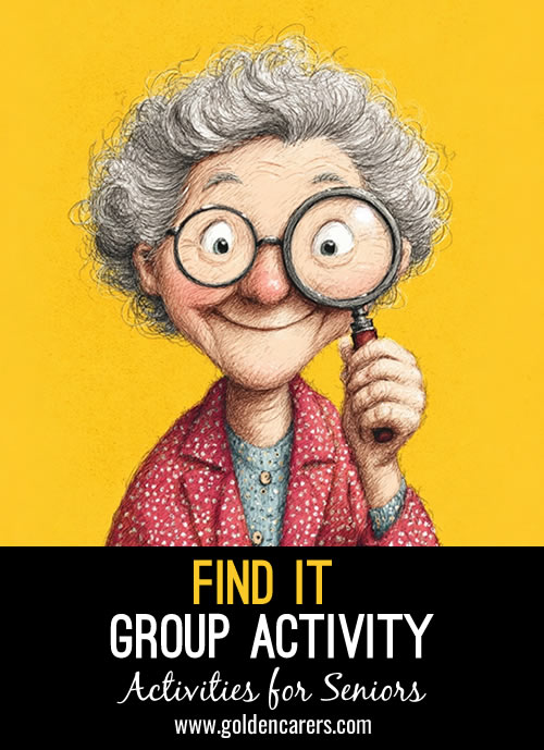 Find It Group Activity