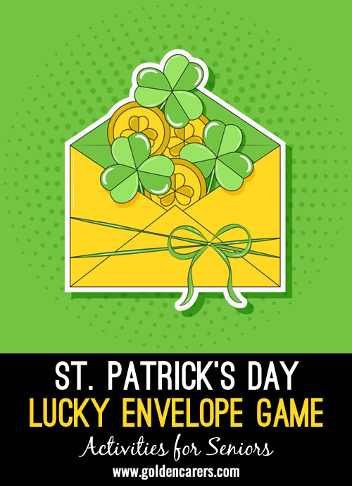 St. Patrick’s Day Lucky Envelope Game