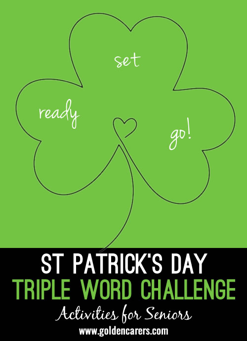 St Patrick's Triple Word Challenge