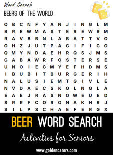 Beers of the World Word Search